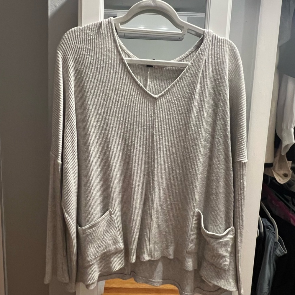 Cozy Gray Women's Top